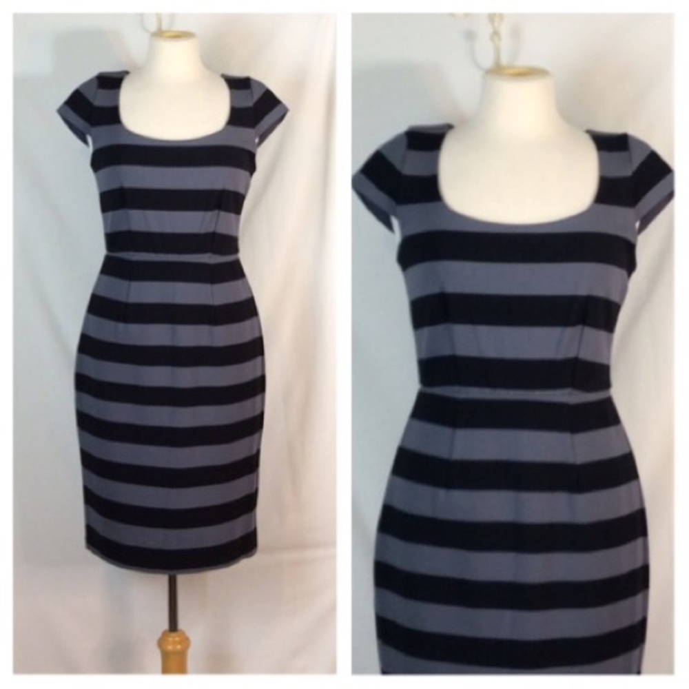 🌚Victoria’s Secret Striped Wiggle Dress 8 10